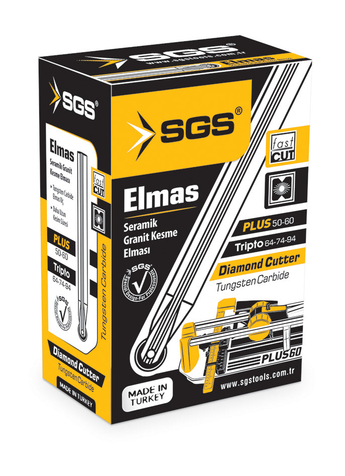 Tăietor diamantat Ø8 mm Tungsten Carbide pentru ceramică și granit – SGS130