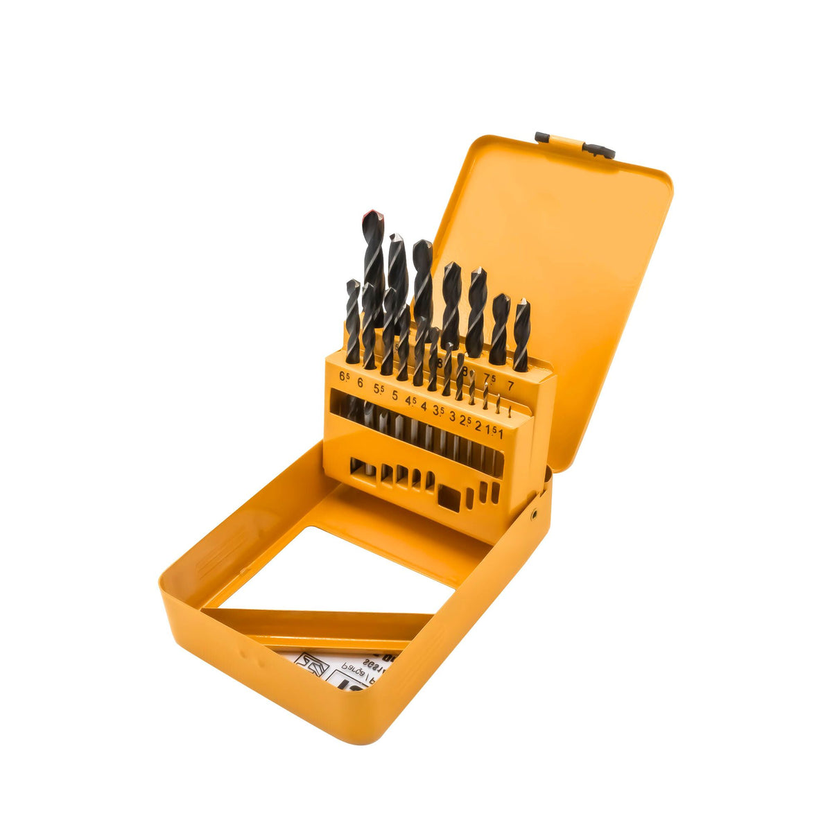 Set burghie metal elicoidale SGS, HSS, 1-10mm, 19 buc/set, Cutie metal