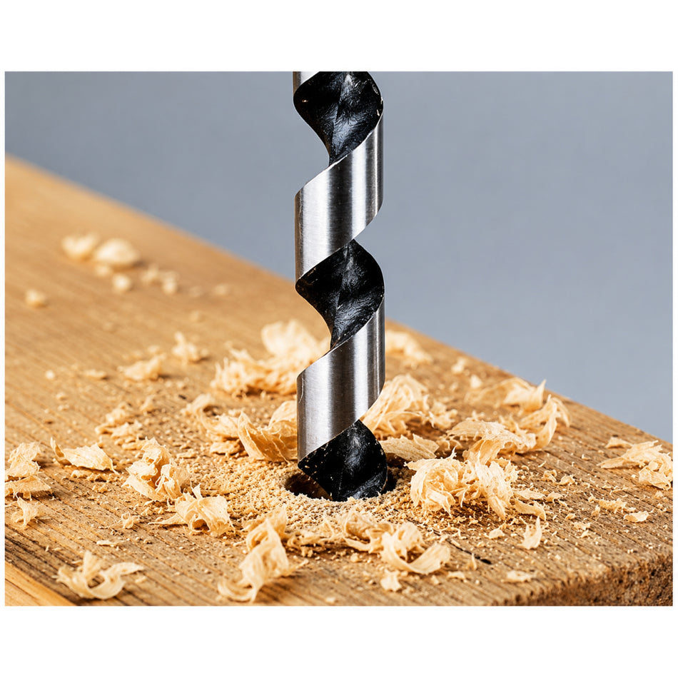 Burghiu lemn SDS-Plus Ø12 x 500 mm, spirală cu vârf autofiletant, pentru bormașină, SGS