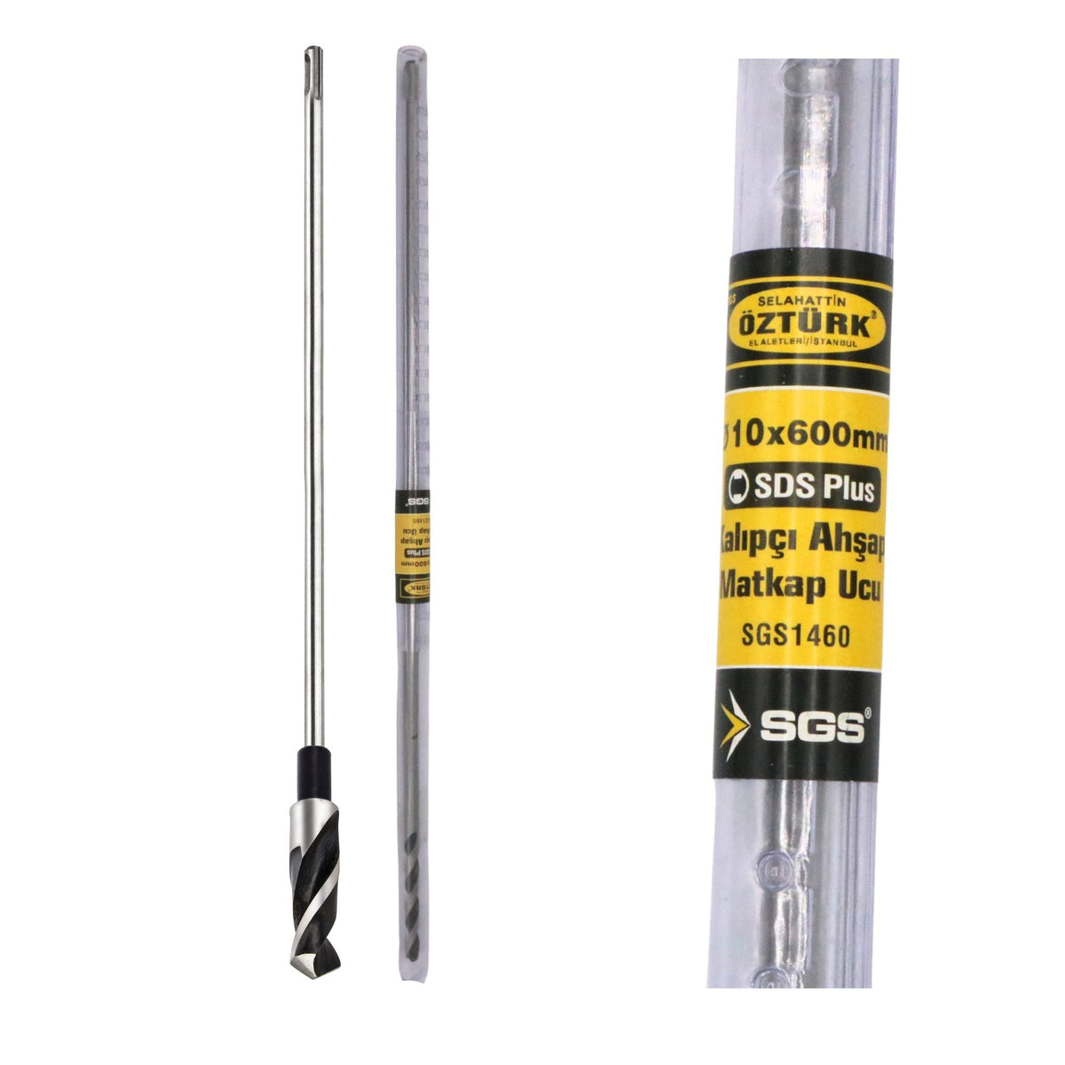Burghiu pentru Lemn, Cofraje și Beton SDS Plus 10 x 600 mm, SGS1460