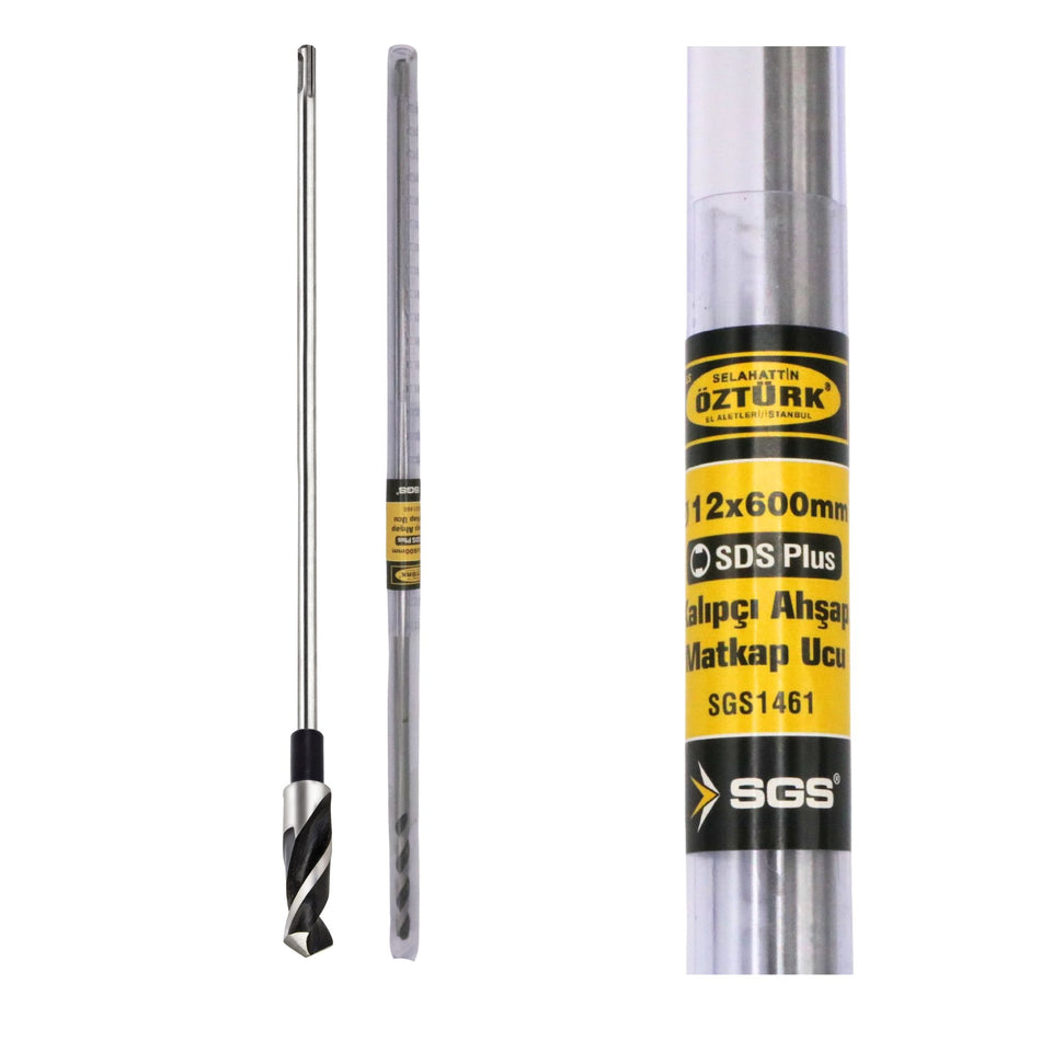 Burghiu pentru Lemn, Cofraje și Beton SDS Plus 12 x 600 mm, SGS1461