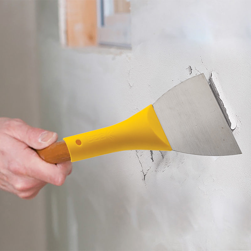 Răzuitor profesional SGS 8 cm (tip șpaclu), lamă oțel 0,70 mm, pentru îndepărtare glet și vopsea