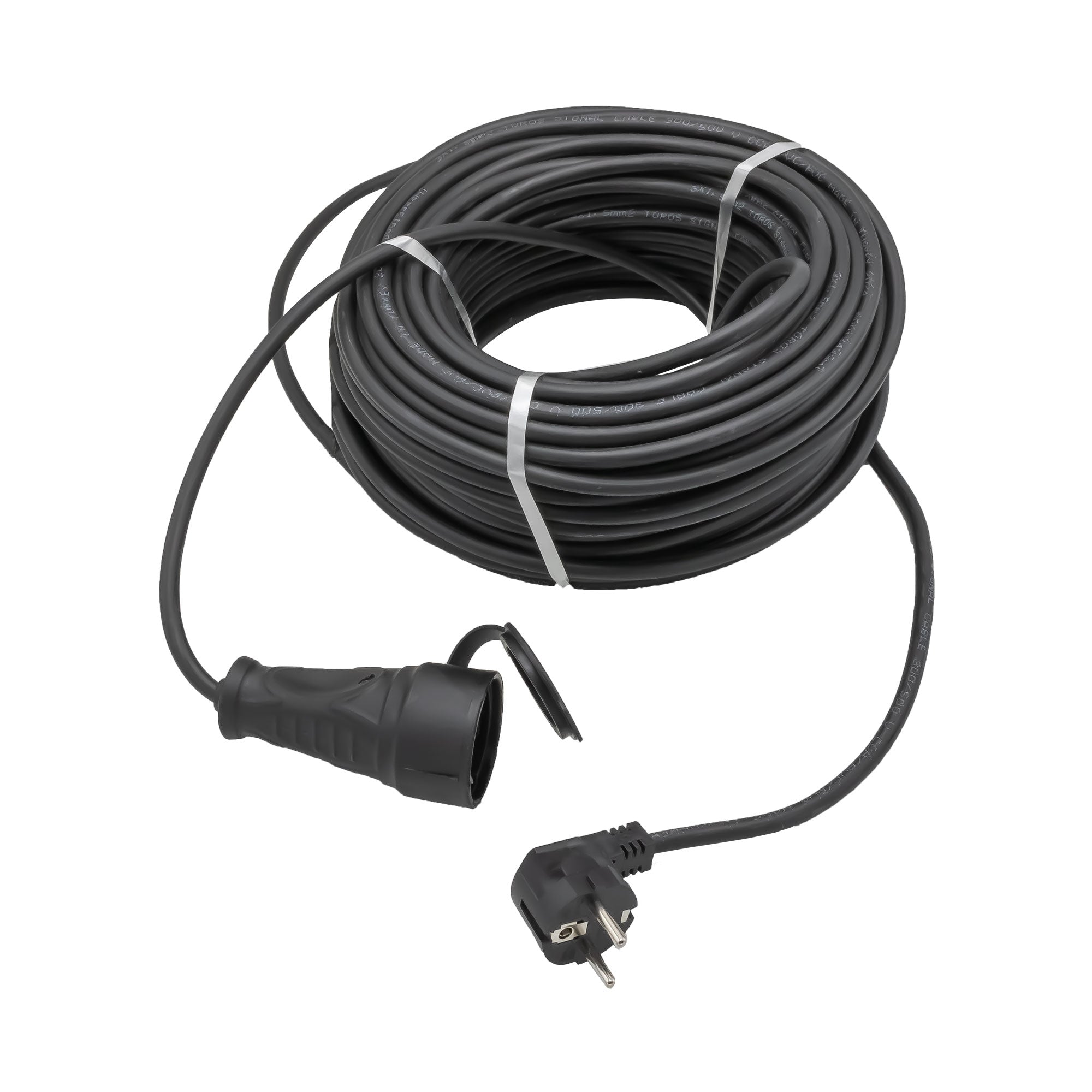 Prelungitor cauciuc 1 priză SGS, 3 x 1,5 mm, 50 m, 250 V, IP44