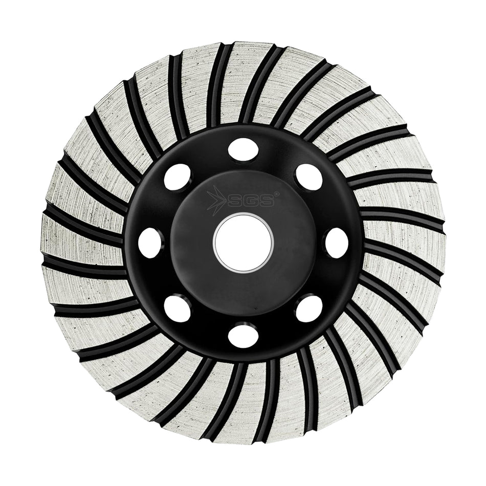 Disc cupă diamantat turbo Ø125 mm pentru beton, granit, marmură, piatră – SGS2311