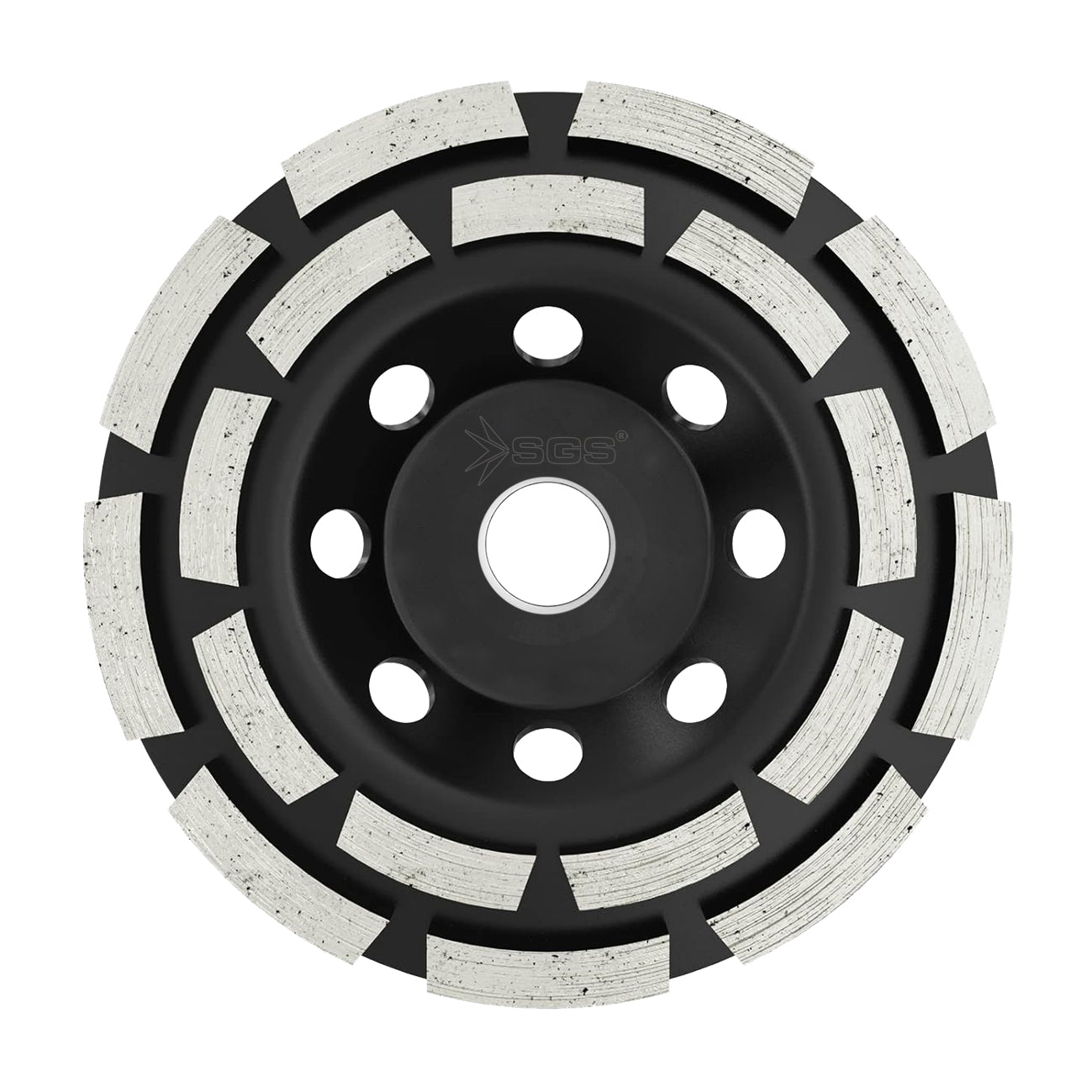 Disc cupă diamantat dublu rând Ø180 mm pentru beton, granit, marmură, piatră – SGS2315