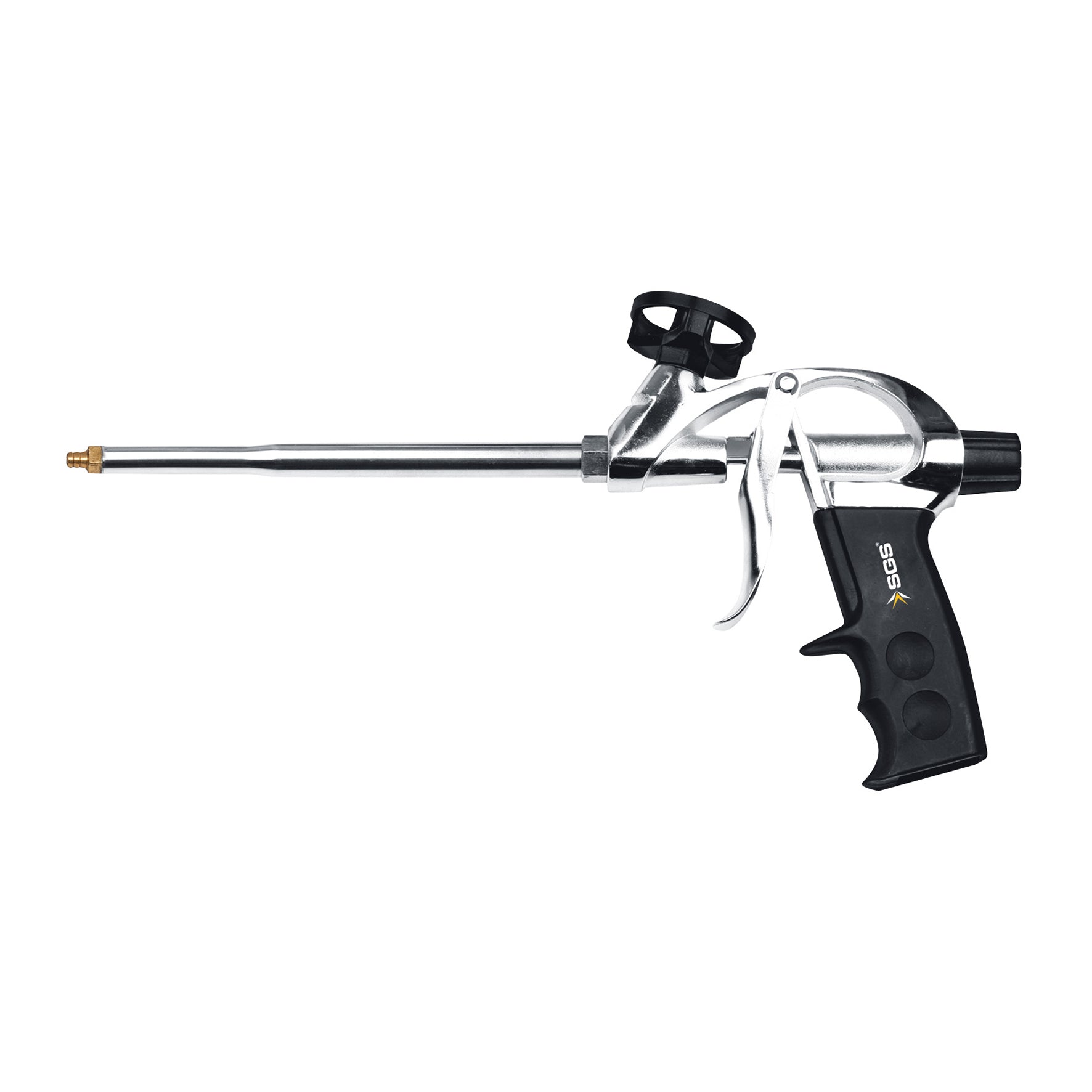 Pistol Profesional pentru Spumă Poliuretanică SGS301, Corp Aluminiu Cromat, PTFE, Precizie Ridicată, Rezistent și Durabil