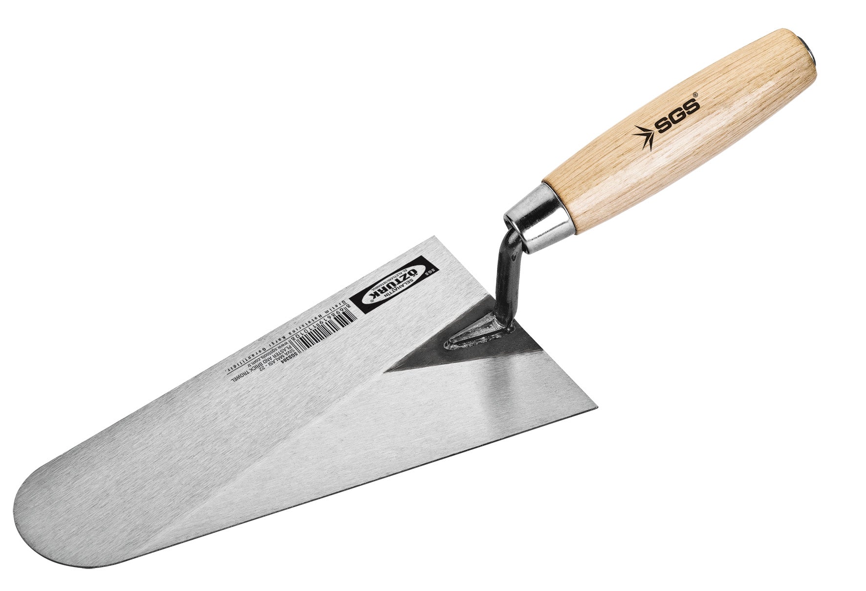 Mistrie pentru tencuială 18 cm din oțel călit, SGS382