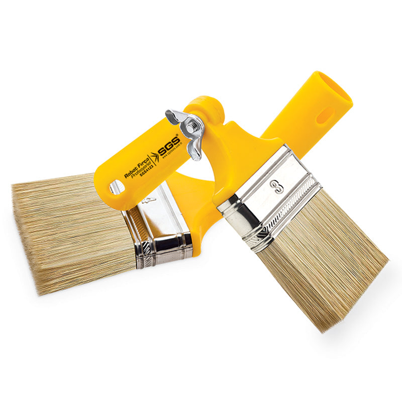 Pensulă pentru vopsit SGS4124, 4 inch (100 mm), mâner reglabil din plastic, pentru vopsele și lacuri