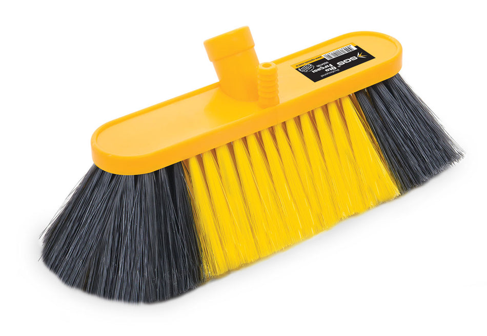 Perie auto SGS4165 20 cm, profesională, peri extra moi, cu racord pentru furtun, culoare galbenă