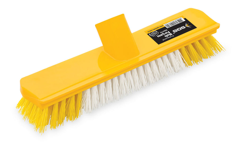 Perie pentru covoare SGS4175, cu talpă din plastic, peri rezistenți, culoare galbenă