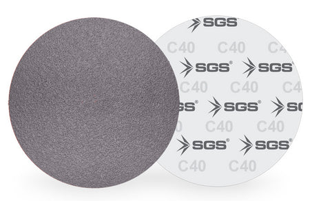 Disc Abraziv cu Scai 115 mm P40 SGS – Velcro, Șmirghel Profesional pentru Lemn, Metal și Finisaje, 50 buc/set