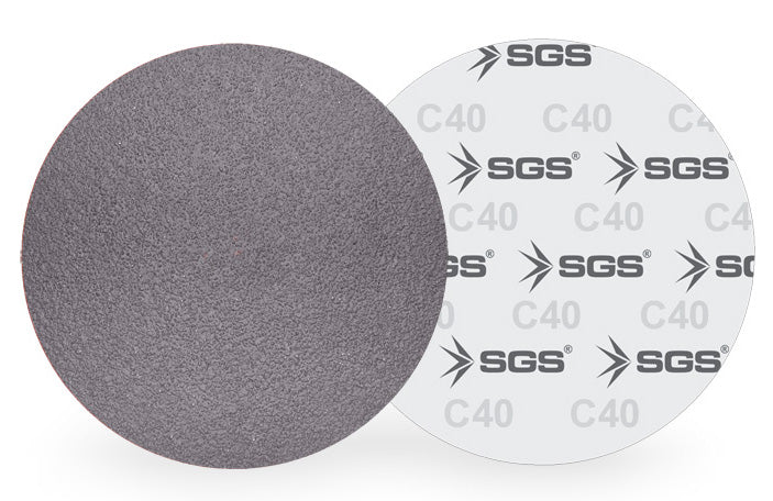 Disc Abraziv cu Scai 115 mm P40 SGS – Velcro, Șmirghel Profesional pentru Lemn, Metal și Finisaje, 50 buc/set
