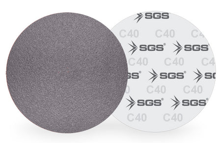 Disc Abraziv cu Scai 115 mm P80 SGS – Velcro, Șmirghel Profesional pentru Lemn, Metal și Finisaje, 50 buc/set