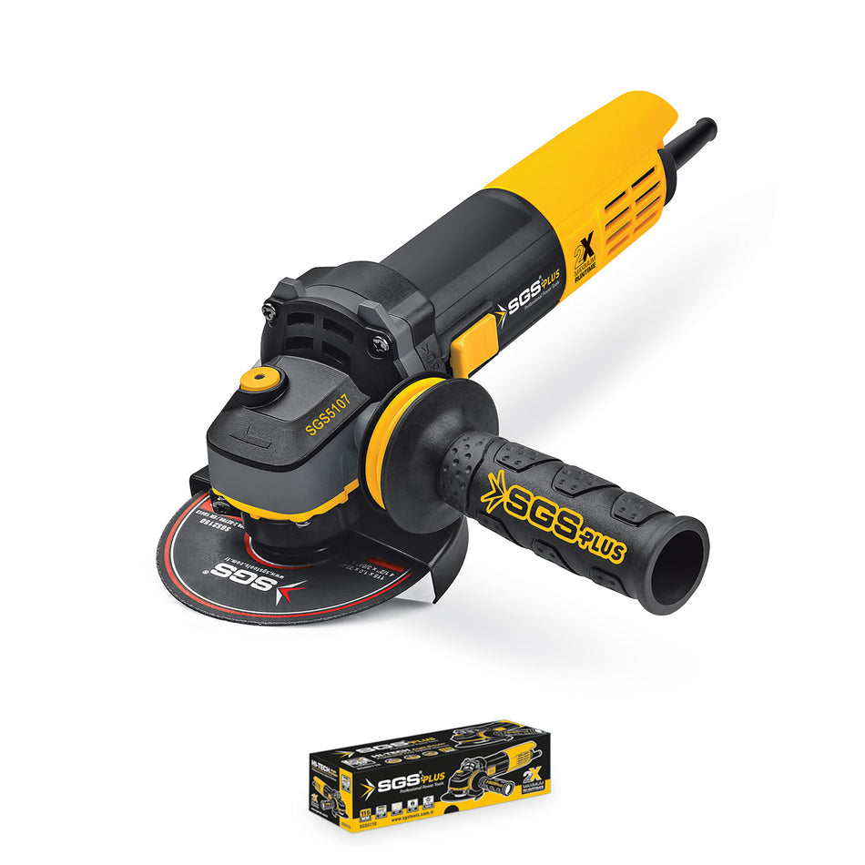 Polizor Unghiular SGS PLUS HI-TECH 125mm, 720W, 11.000 RPM, Filet M14, Profesional, Compact