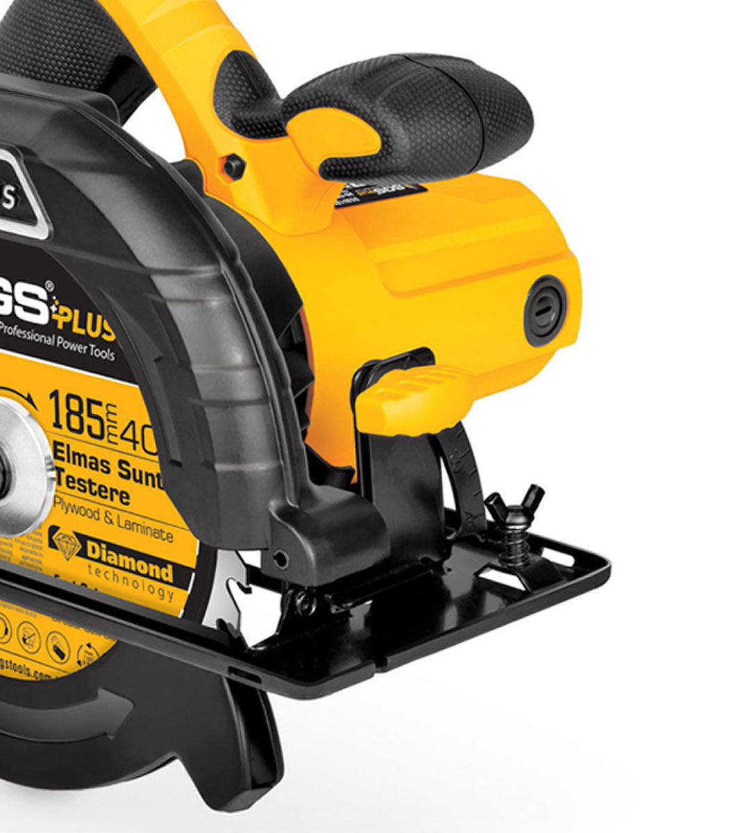 Fierăstrău Circular SGS PLUS SGS5185, 1500W, Disc 185 mm, 5400 RPM, Tăiere Lemn, Profesional