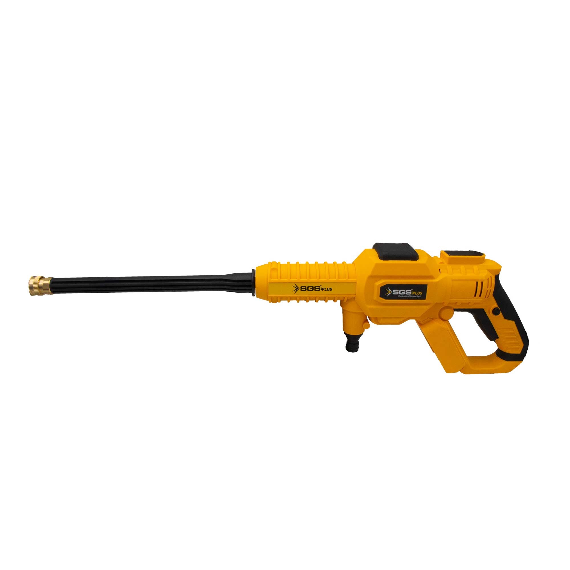 Mașină de spălat cu presiune pe acumulator SGS PLUS HI-TECH 20V, 30 bar (435 PSI), debit 240 l/h, fără baterie și acumulator