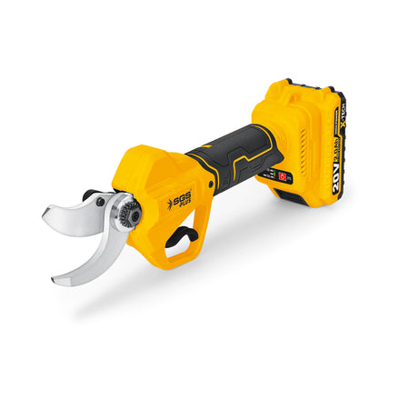 Foarfecă electrică pentru tăiere crengi cu acumulator SGS PLUS 20V, motor brushless, 2 baterii 2.0Ah, lamă SK-5, valiză – SGS5555