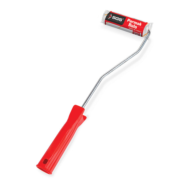 Trafalet 10 cm, mâner ergonomic, pentru vopsele lavabile și pe bază de apă