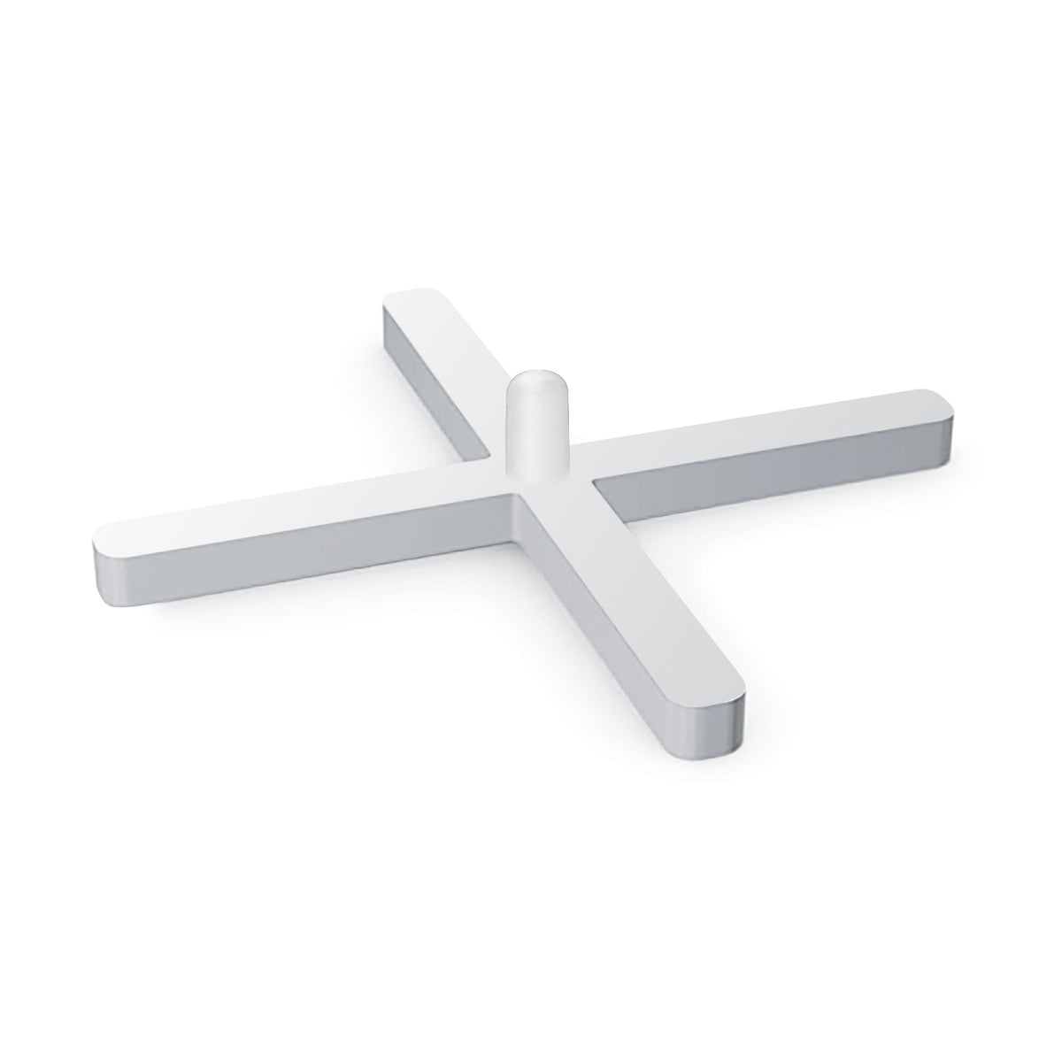 Distanțier rosturi gresie/faianță tip cruce 2 mm, alb, 500 buc/pachet, SGS6152