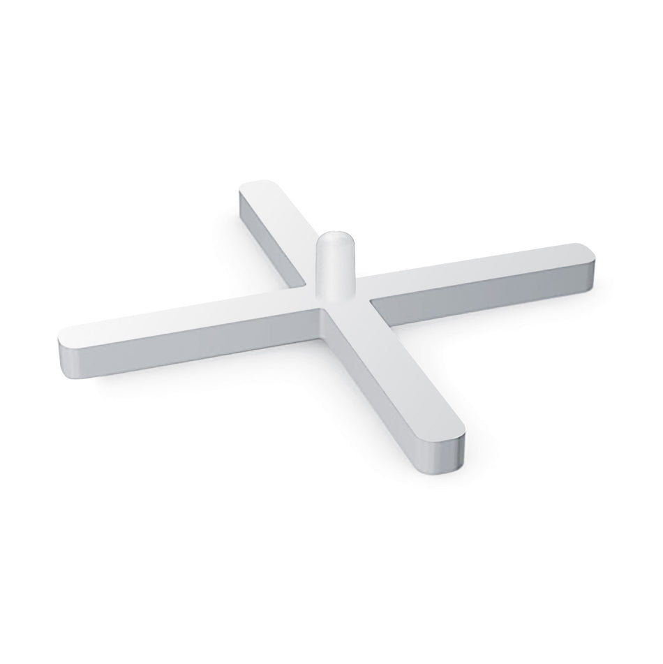 Distanțier rosturi gresie/faianță tip cruce 2 mm, alb, 500 buc/pachet, SGS6152