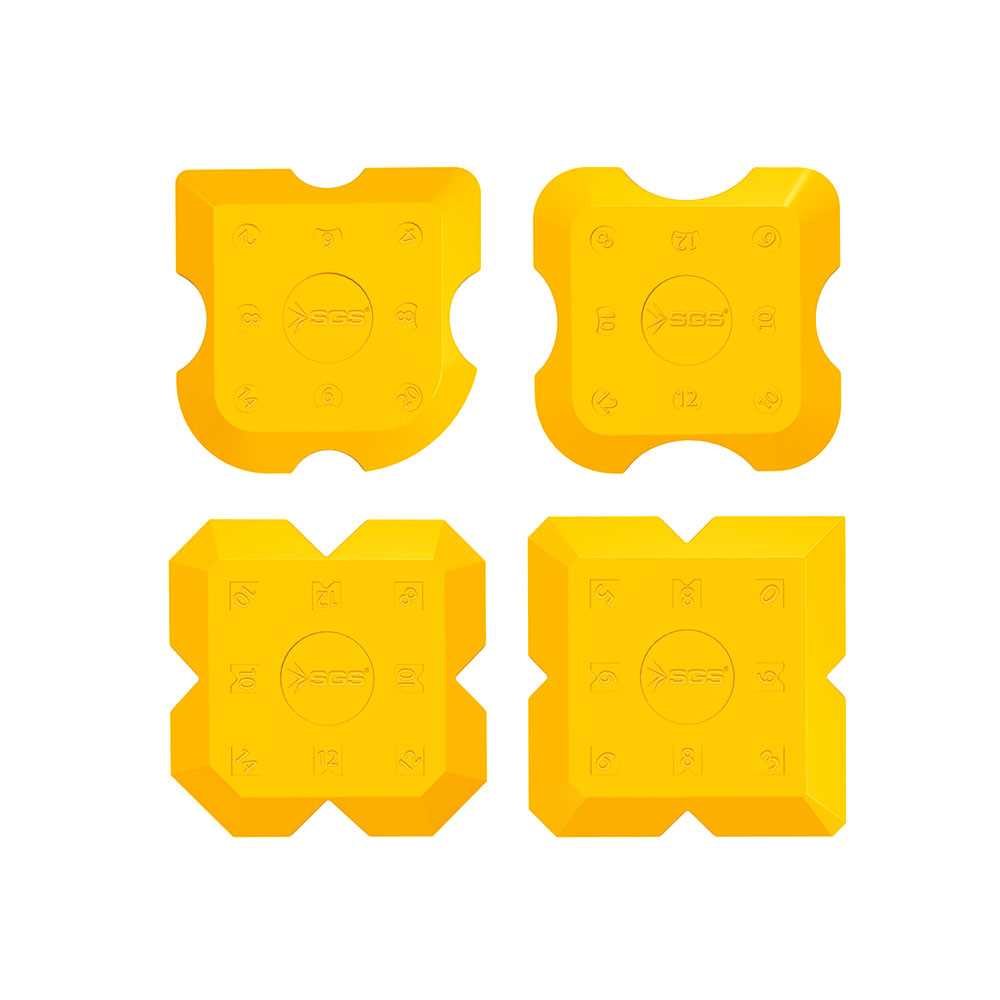 Set aplicare silicon și chit, 4 piese – SGS