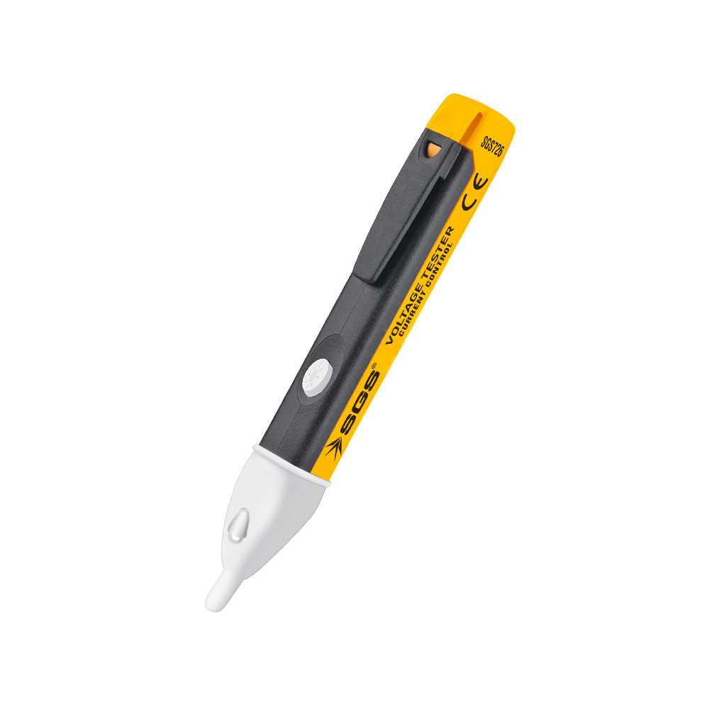 Tester tensiune fără contact (creion detector tensiune) cu LED și avertizare sonoră, SGS726