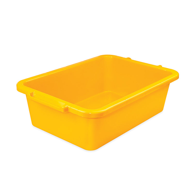 Cuvă din plastic galbenă pentru mortar și tencuială, 35 litri, 64 x 43 x 18,5 cm, SGS