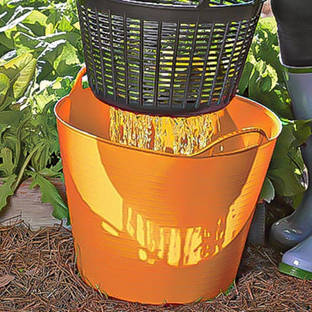 Găleată elastică 16L din plastic flexibil pentru construcții, 35,5 x 24 x 24,5 cm, mortar și curățenie – SGS988