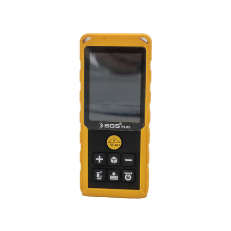 Telemetru laser SGS PLUS 60 m, măsurare distanță, arie și volum, afișaj LCD, precizie ±2 mm