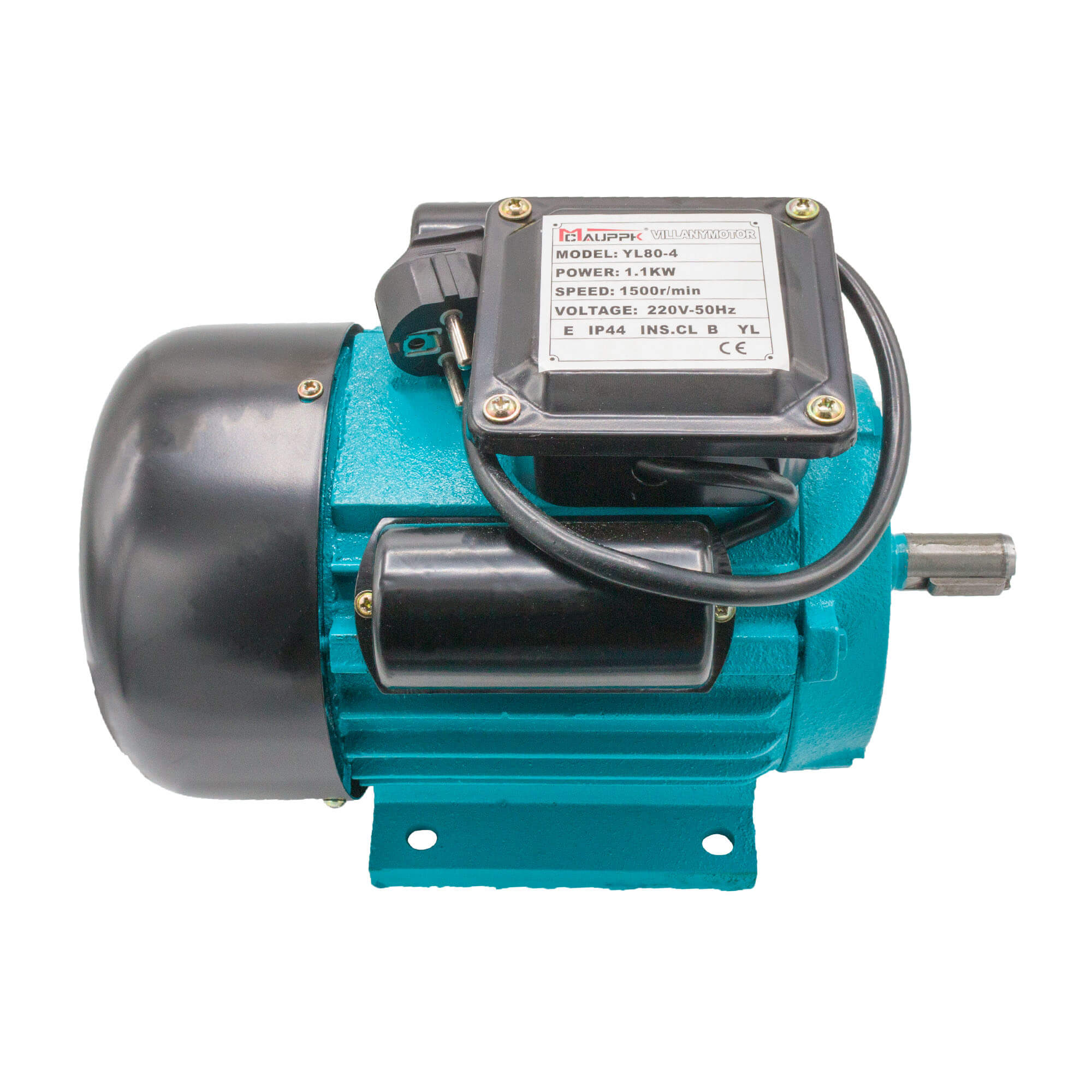 Motor electric monofazat 1,1 kW x 1500 rpm (YL80-4P), MCAUPPK