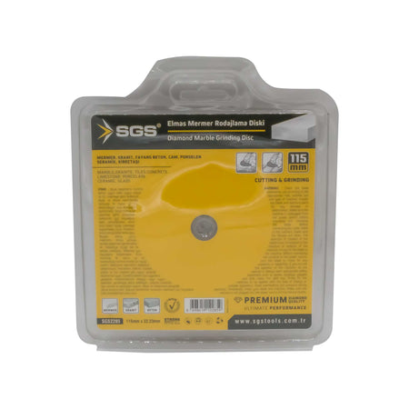 Disc diamantat, SGS, 115 x 22,3 mm, pentru marmură, granit si beton