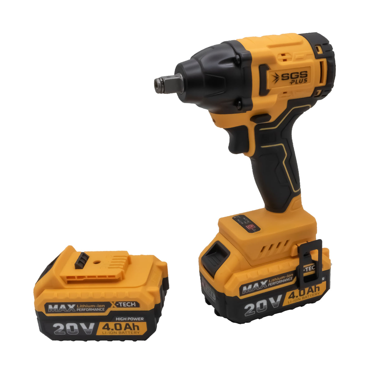 Mașină de înșurubat cu impact, 20V, 330 Nm, Brushless, cu 2 acumulatori – SGS5501
