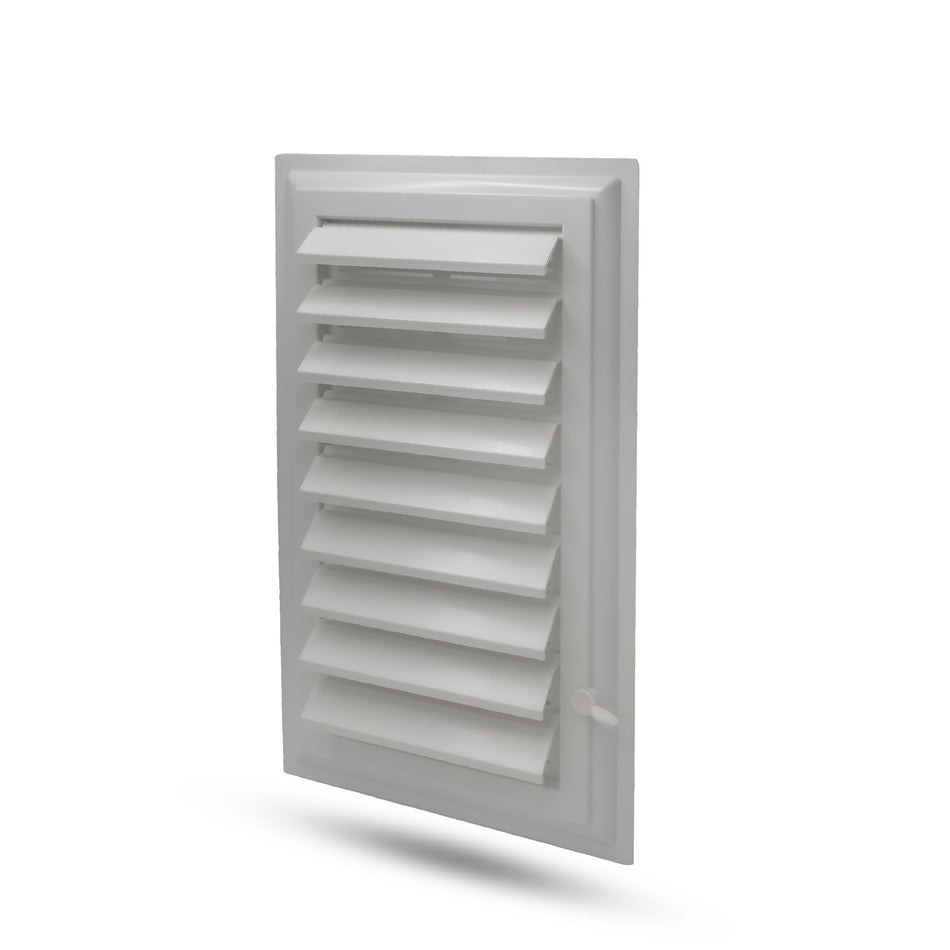 Grilă ventilație baie/WC 50 x 50 cm cu panou reglabil și montaj rapid – SGS6238
