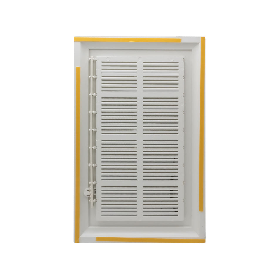 Grilă ventilație baie/WC 45 x 65 cm cu panou reglabil și bandă adezivă – SGS6237