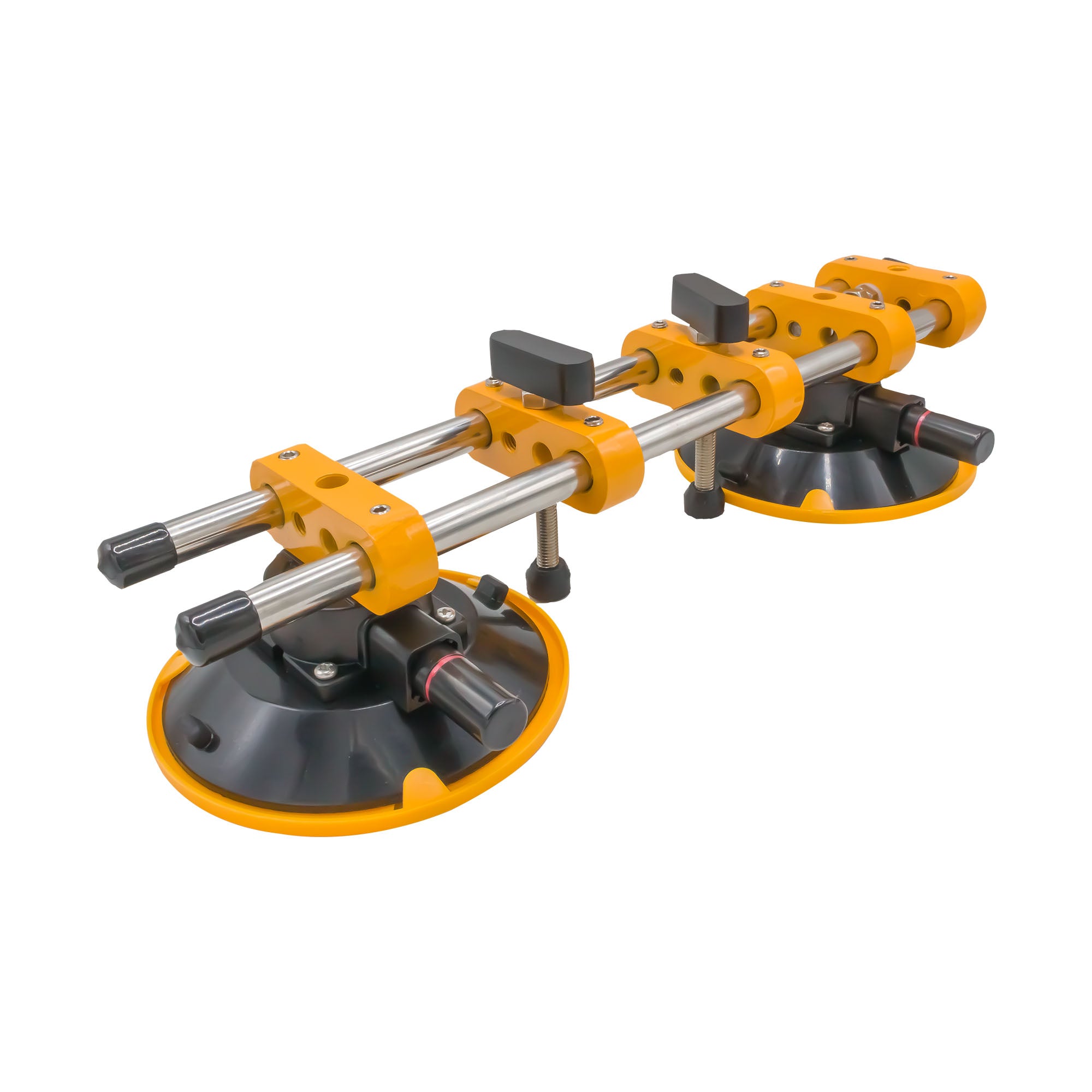 Sistem de nivelare cu ventuze reglabile SGS, bară dublă 440 mm, vacuum cu pompă, capacitate 120 kg