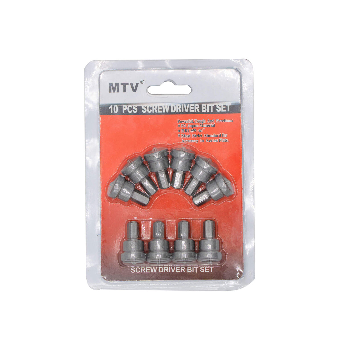 Bit PH2 pentru rigips 25 mm, set 10 buc, MTV
