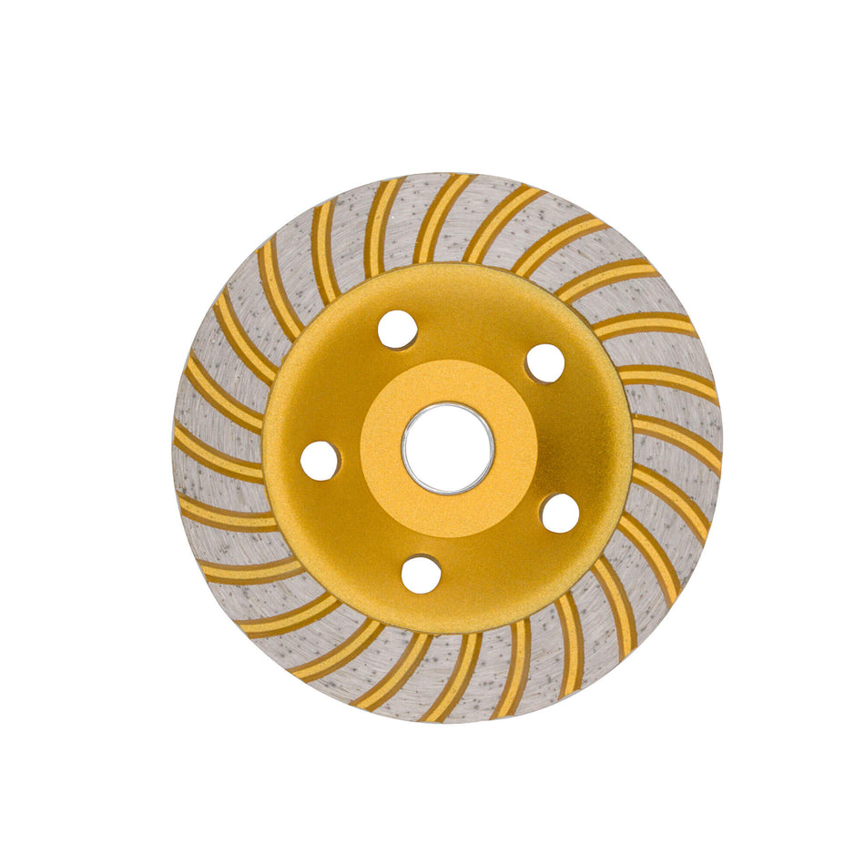 Disc diamantat șlefuire 125 x 22,2 mm, segmente turbo spiralate, pentru polizor unghiular