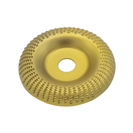 Disc raspă oval mic 125 x 22,23 mm, auriu (66014)