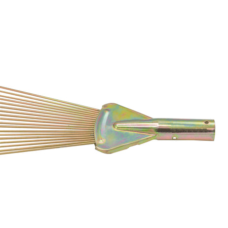 Grebla metalica cu dinti flexibili reglabila pentru frunze, 50cm, Otel