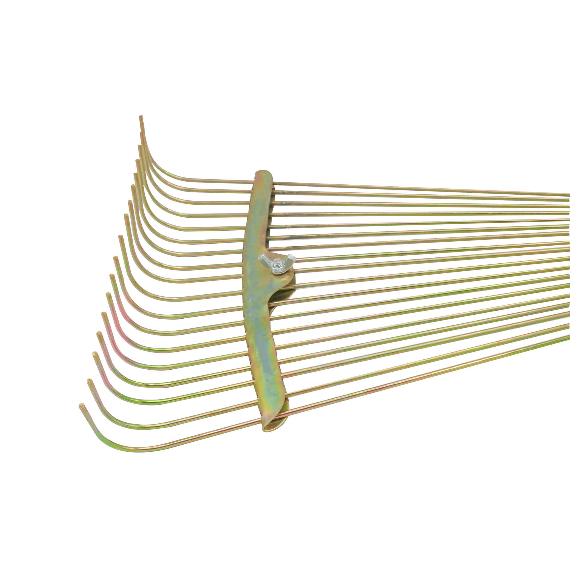 Grebla metalica cu dinti flexibili reglabila pentru frunze, 50cm, Otel