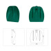Lopată plastic verde, No.10, 660 g, 400 x 425 mm