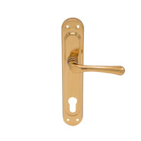 Manere broaste yale auriu-nikel,  225x41 mm