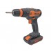 Masina de gaurit si insurubat cu acumulator 20V, KZUBR, K10005, 2 acumulator Li-ion 20v , incarcator