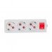 Cap prelungitor 3G cu buton TR alb
