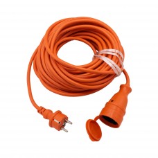 Cablu prelungitor cu conductor din cupru 3 x 1,5, 20M, cu stecher si cupla