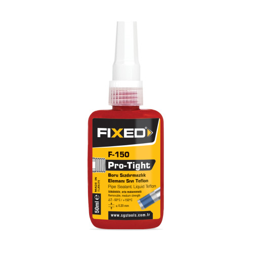 Teflon lichid pentru etanșare țevi, FIXED Pro-Tight F-150, rezistență medie, 50 ml
