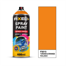 Vopsea spray FIXED, 400 ml, portocaliu, RAL 2004, pentru interior și exterior, rezistentă UV