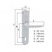 Manere broaste ITO BEYAZ-ALB, 225 x 41 mm