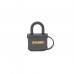 Lacat 50 mm cu protectie de cauciuc
