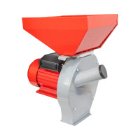 Moara Polonia 2 in 1, putere 3.9KW, 3200rpm, 100% cupru, cuva mare, ideala pentru macinat cereale, uruiala, porumb boabe, stiuleti, coceni, butuc cu 20 ciocanele, 4 site, marimi 2, 3, 4, 5 mm